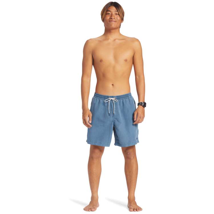 Quiksilver Mens Everyday Surfwash Volley 17in Board Shorts, Blue, rebel_hi-res
