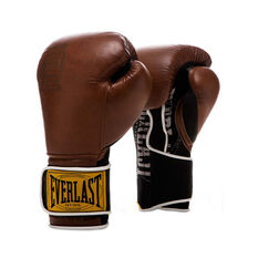 Everlast 1910 Classic Training Boxing Gloves Brown 12oz, Brown, rebel_hi-res