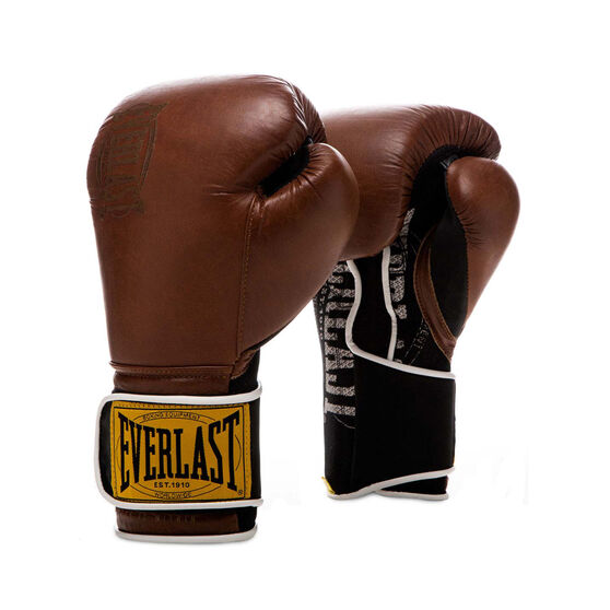 Everlast 1910 Classic Training Boxing Gloves, Brown, rebel_hi-res
