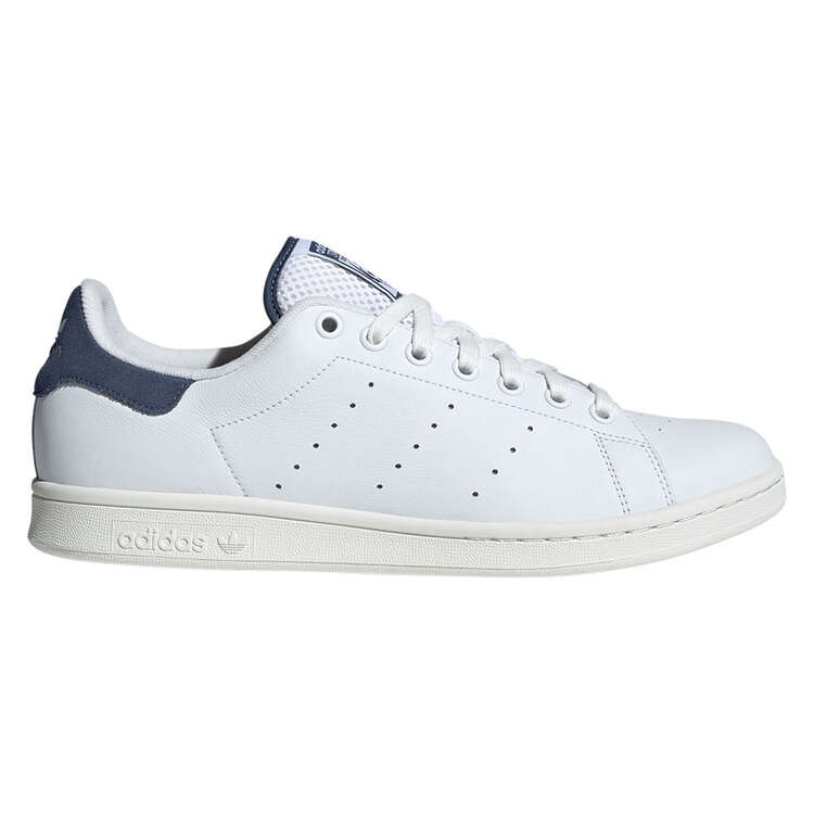 adidas Originals Stan Smith Mens Casual Shoes White/Navy US 7, White/Navy, rebel_hi-res