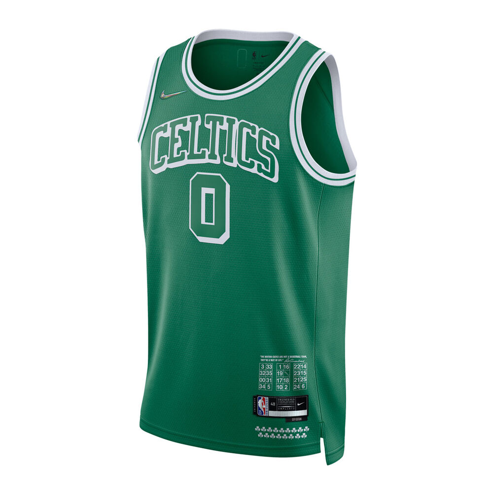 Nike Boston Celtics Jayson Tatum Mens City Edition Swingman Jersey