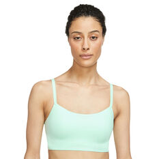 Nike Womens Dri-FIT Indy Luxe Light Support Convertible Sports Bra Mint XS, Mint, rebel_hi-res