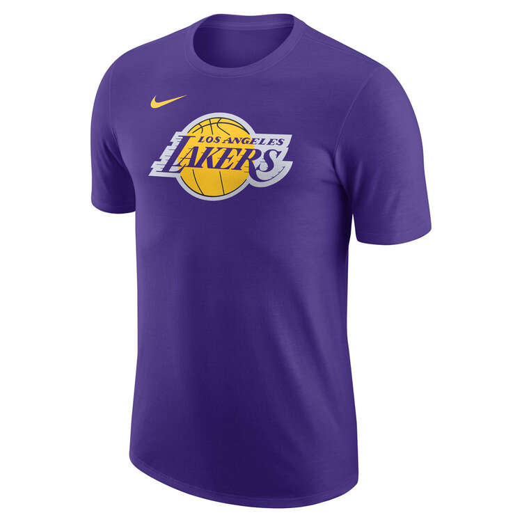 Nike Mens Los Angeles Lakers Essentials Tee, Purple, rebel_hi-res