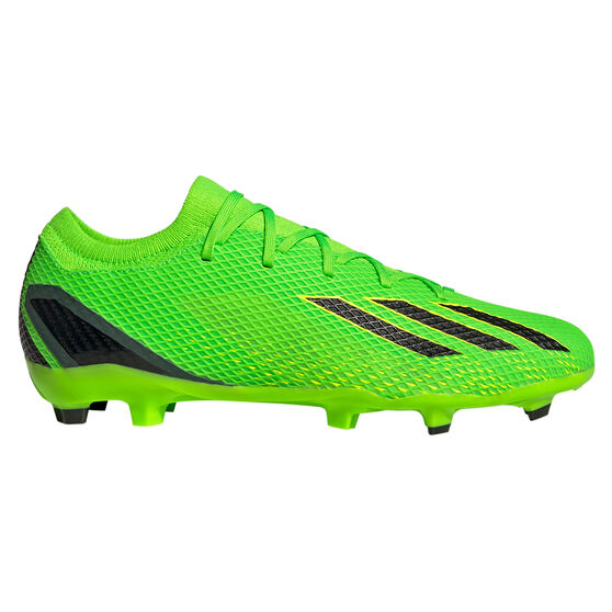 adidas X Speedportal .3 Football Boots, Green/Yellow, rebel_hi-res