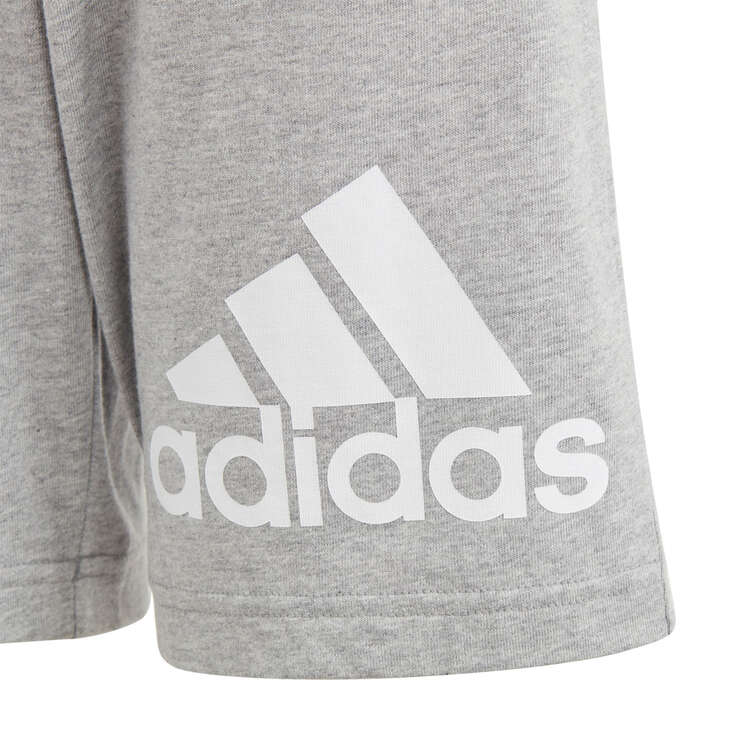 adidas Kids Essentials Big Logo Shorts, Grey, rebel_hi-res