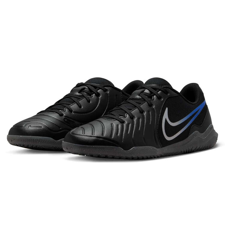 Nike Tiempo Legend 10 Club Indoor Soccer Shoes, Black/Silver, rebel_hi-res