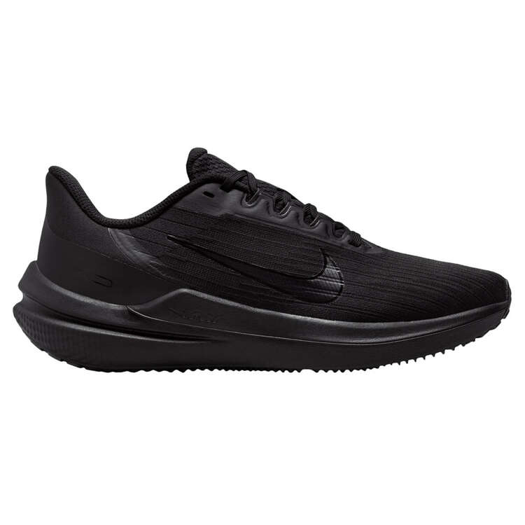 Nike Air Winflo 9 Womens Running Shoes Black US 6, Black, rebel_hi-res