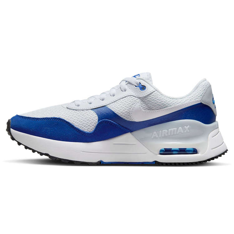 Nike Air Max SYSTM Mens Casual Shoes White/Blue US 7, White/Blue, rebel_hi-res