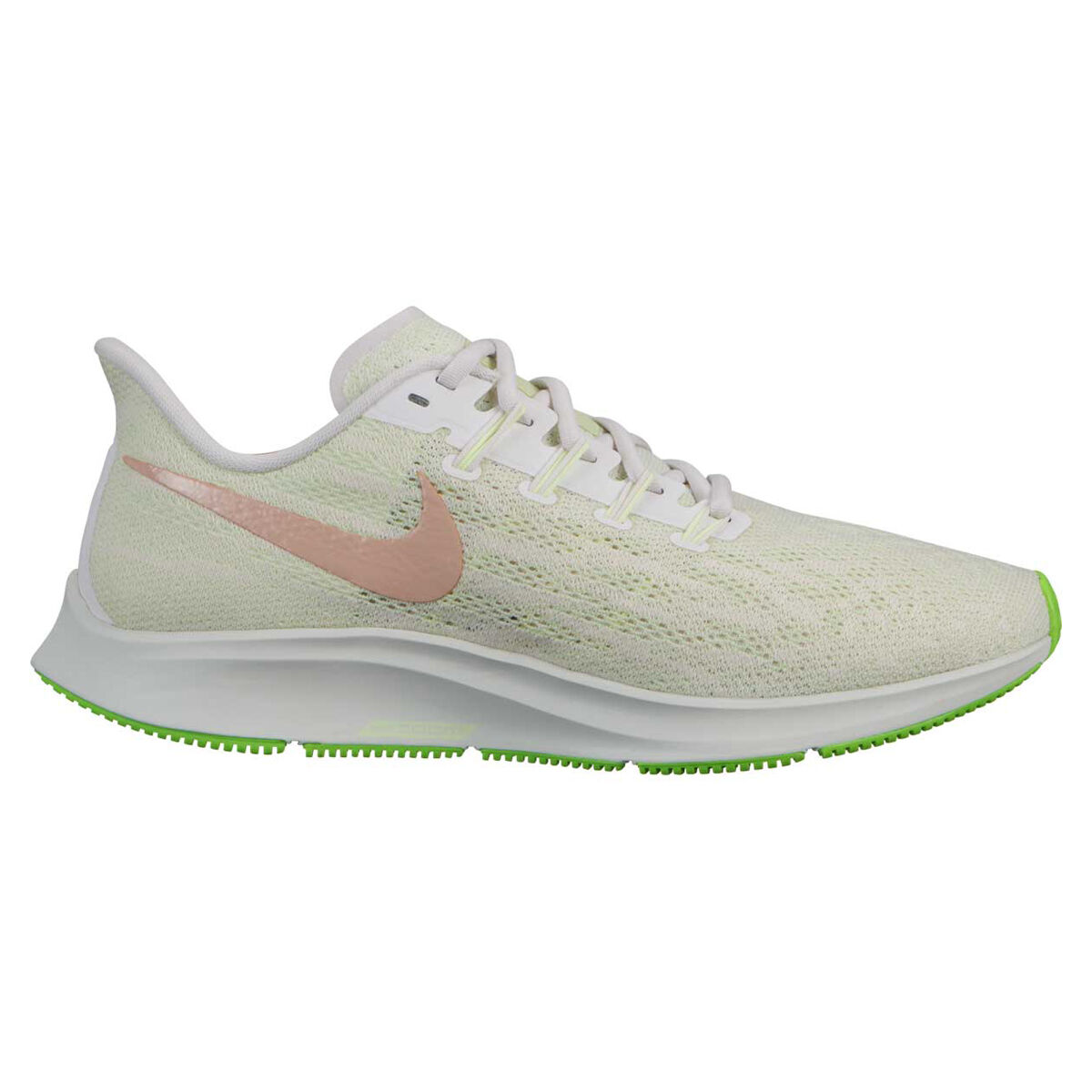 Nike Air Zoom Pegasus 36 Womens Running Shoes Green / White US 8 | Rebel Sport
