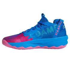 adidas Dame 8 Basketball Shoes, Blue, rebel_hi-res