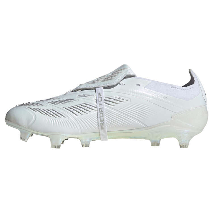 adidas Predator+ Football Boots White US Mens 6 / Womens 7, White, rebel_hi-res