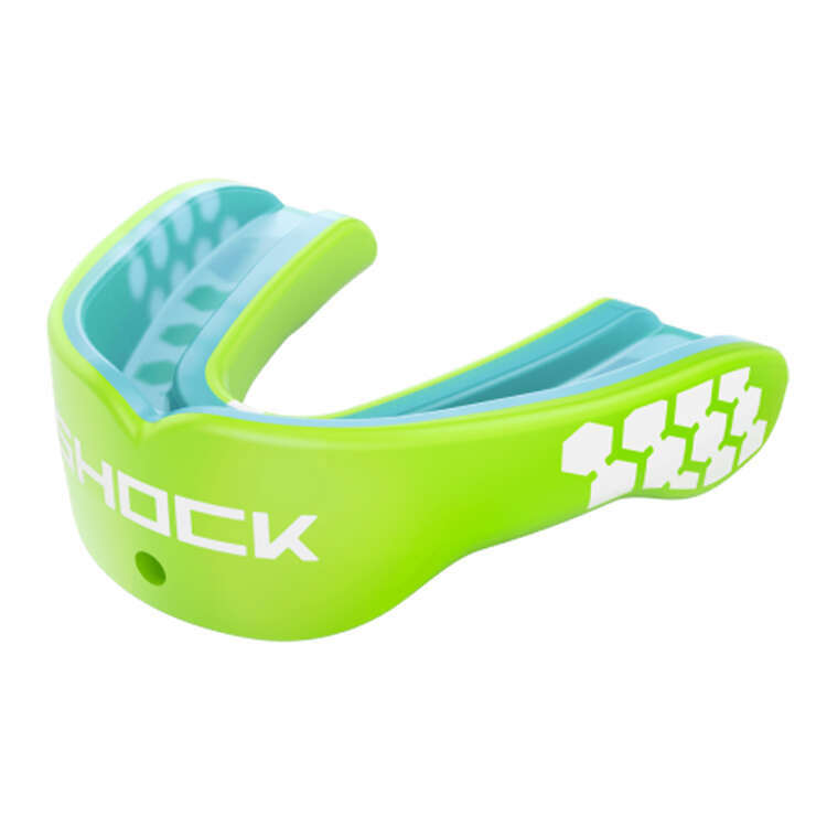 Shock Doctor Gel Max Power Mouthguard Green Youth, Green, rebel_hi-res