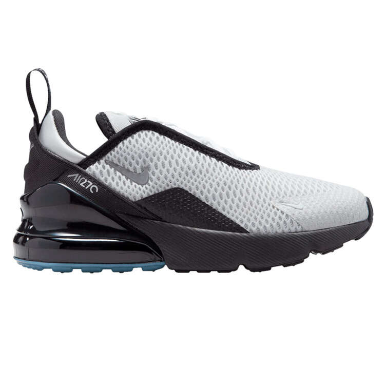 Nike Air Max 270 SE PS Kids Casual Shoes Grey/Black US 11, Grey/Black, rebel_hi-res