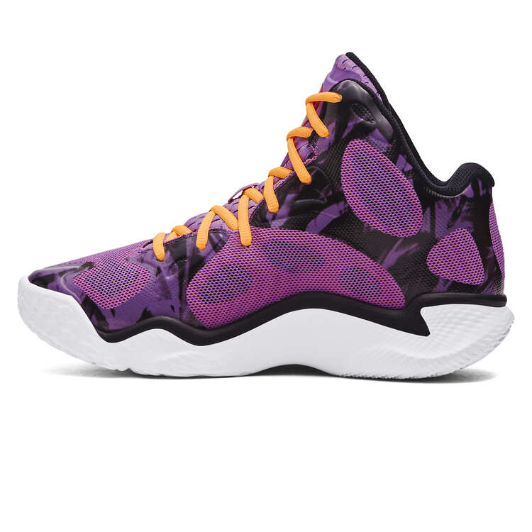 Under Armour Curry Spawn Flotro Voodoo Basketball Shoes Purple US Mens 7 / Womens 8.5, Purple, rebel_hi-res