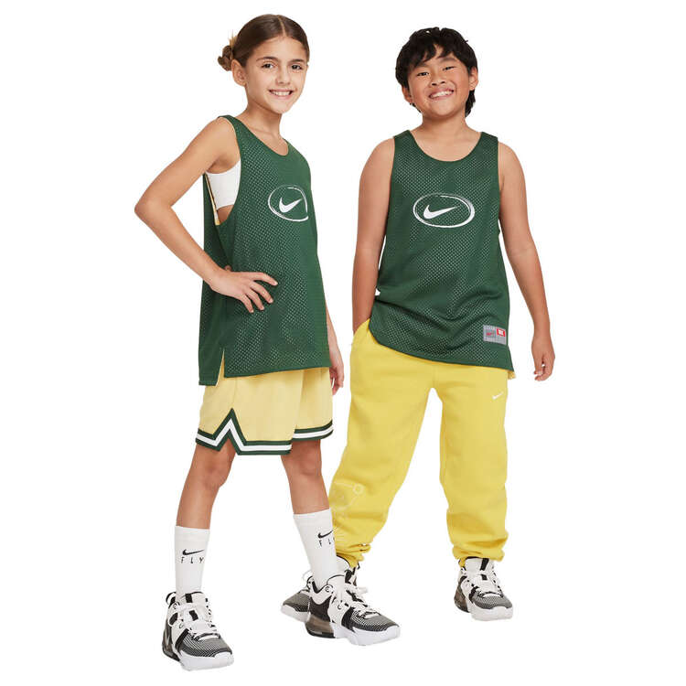 Nike Kids Culture of Basketball Reversible Jersey, Grey/Gold, rebel_hi-res