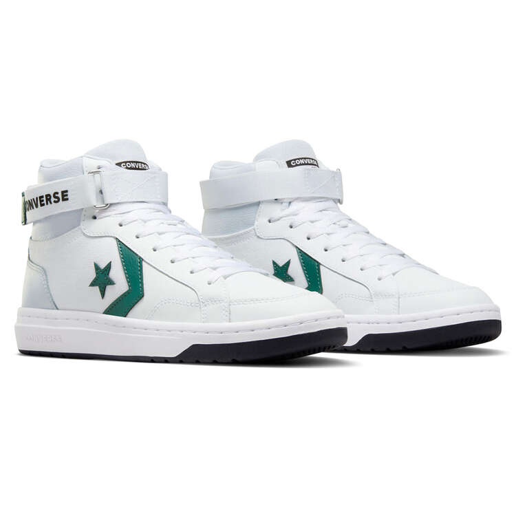 Converse Pro Blaze v2 Mens Casual Shoes, White/Green, rebel_hi-res