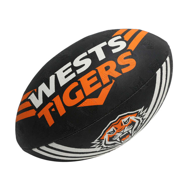 Steeden NRL Wests Tigers Supporter Ball 11-inch, , rebel_hi-res