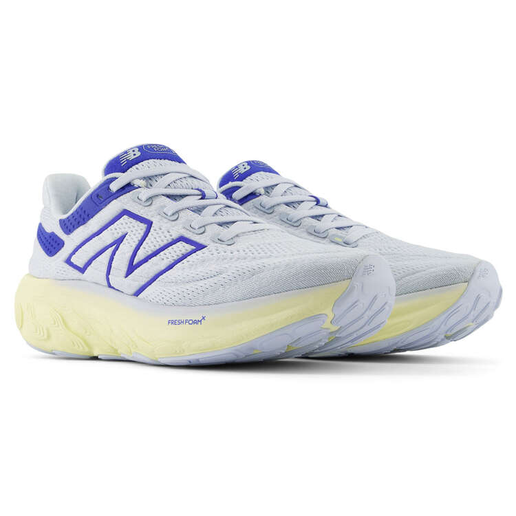 New Balance 1080 V13 Womens Running Shoes, Blue/White, rebel_hi-res