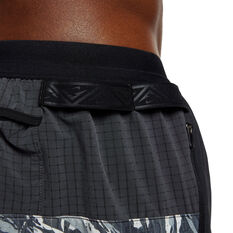 Nike Mens Dri-FIT Flex Stride Trail Running Shorts, Black, rebel_hi-res