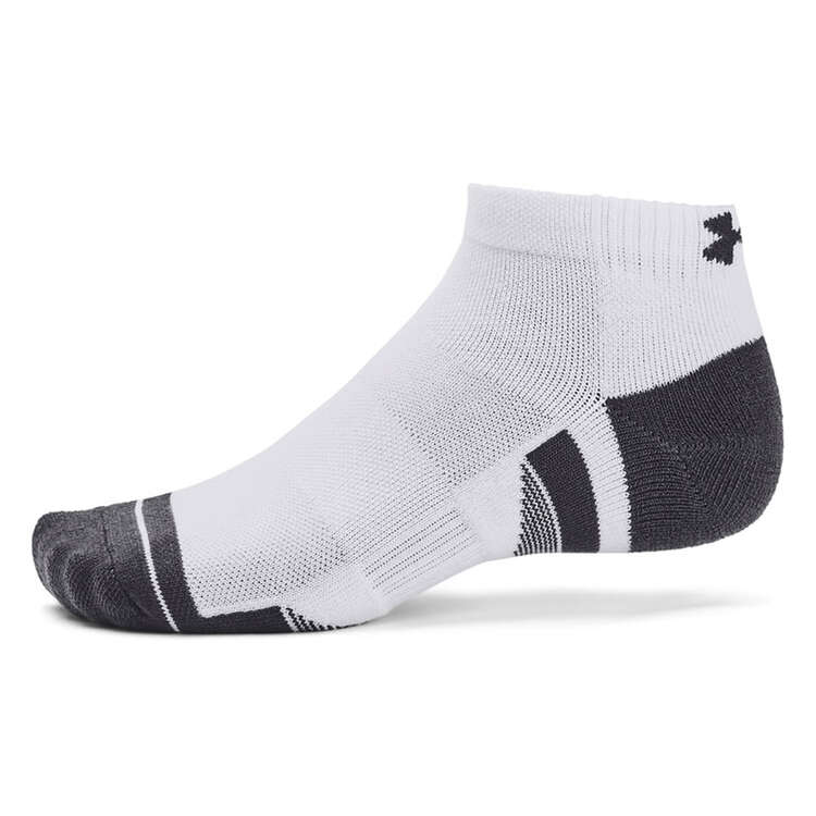 Under Armour Performance Tech Low Socks 3-Pack, White, rebel_hi-res