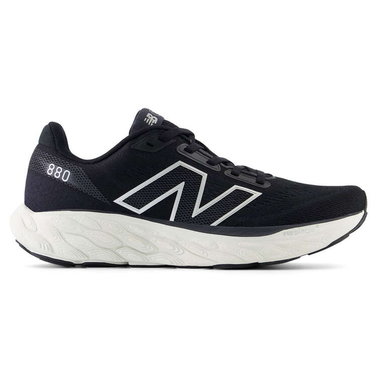 New Balance Fresh Foam 880 V14 D Womens Running Shoes Black/White US 6, Black/White, rebel_hi-res