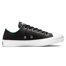 Converse Chuck Taylor All Star Leather HD Fusion Low Womens Casual Shoes Black US 6, Black, rebel_hi-res