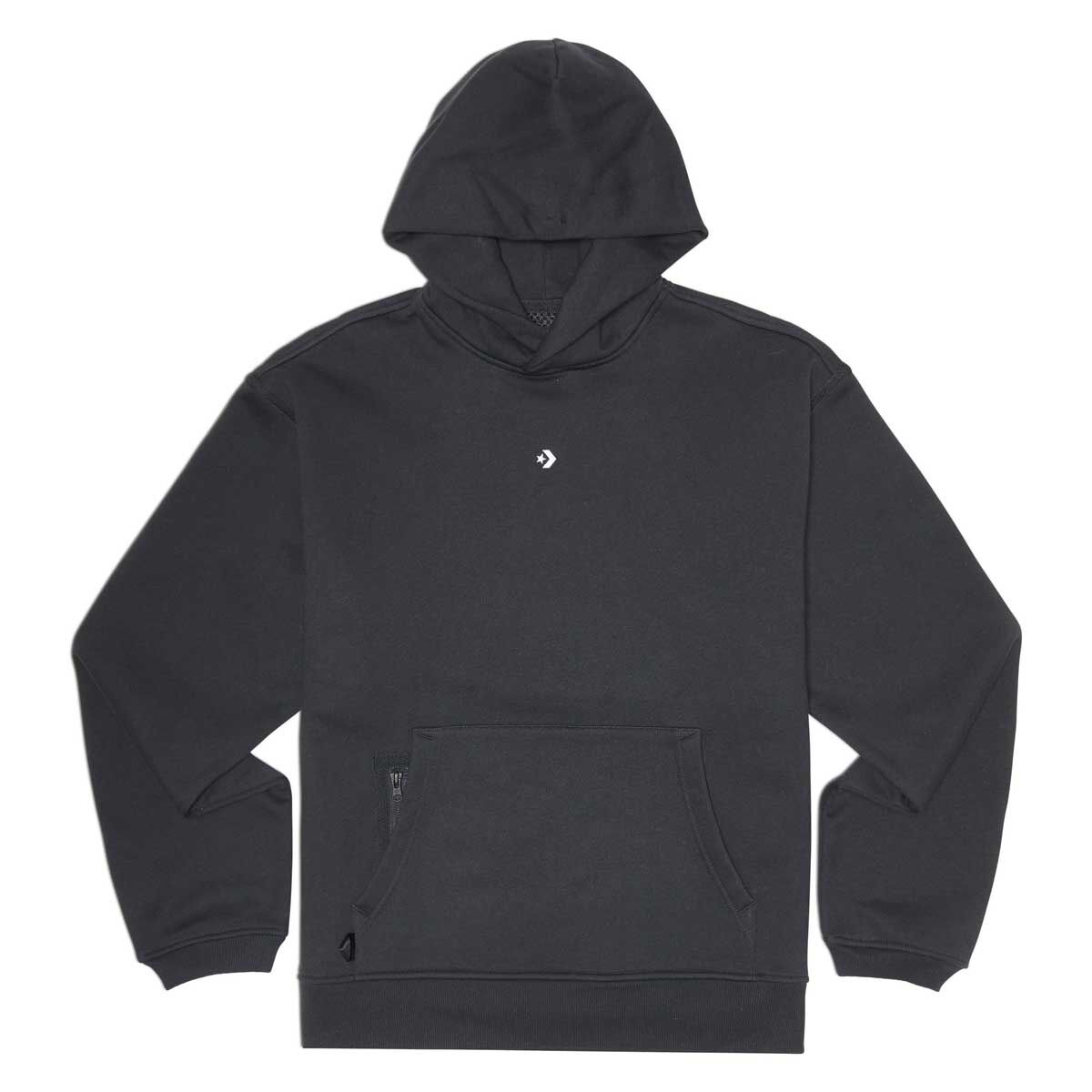 black converse hoodie