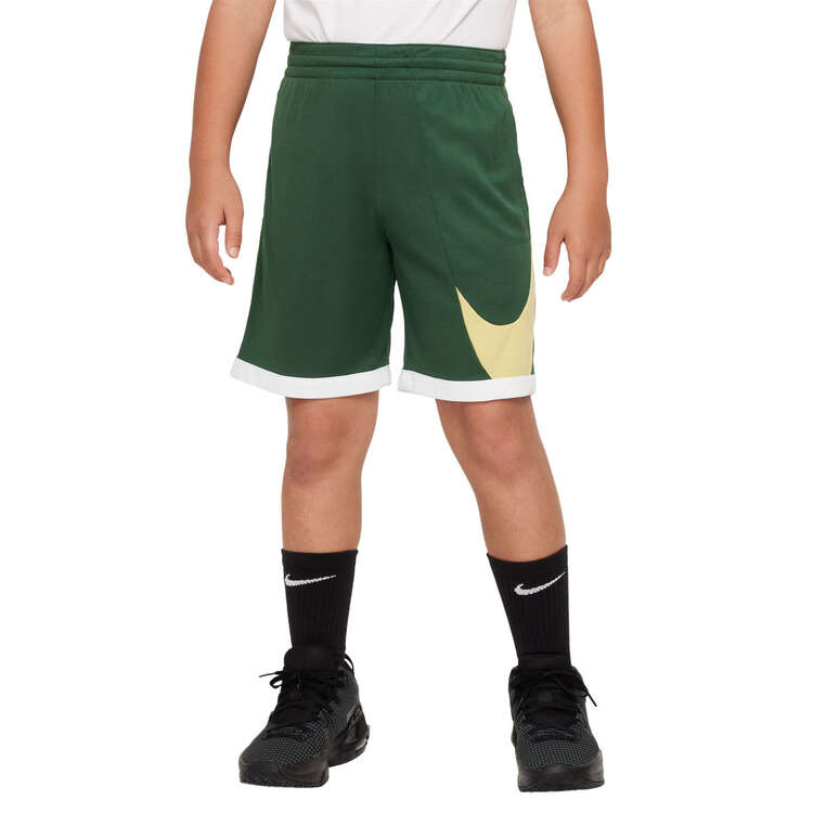 Nike Kids Dri-FIT Basketball Shorts, Grey/White, rebel_hi-res