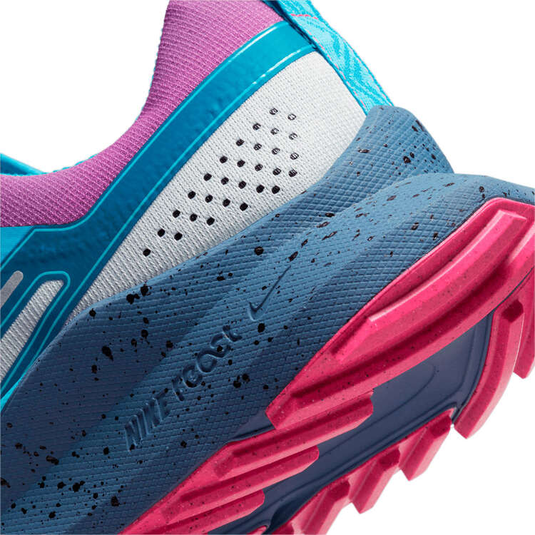 Nike React Pegasus Trail 4 SE Mens Trail Running Shoes, Grey/Blue, rebel_hi-res