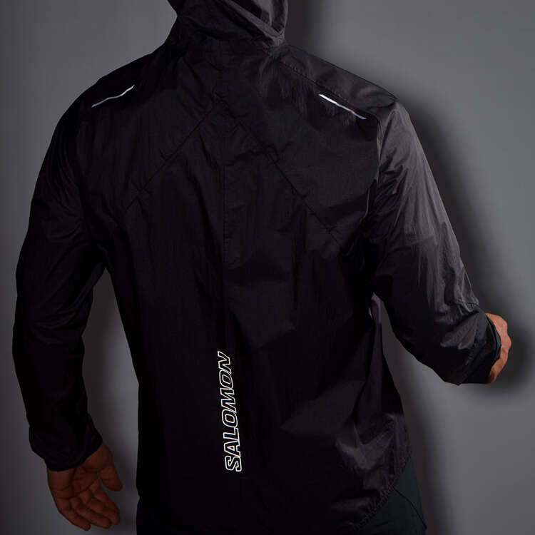Salomon Mens Bonatti Waterproof Jacket Black S, Black, rebel_hi-res