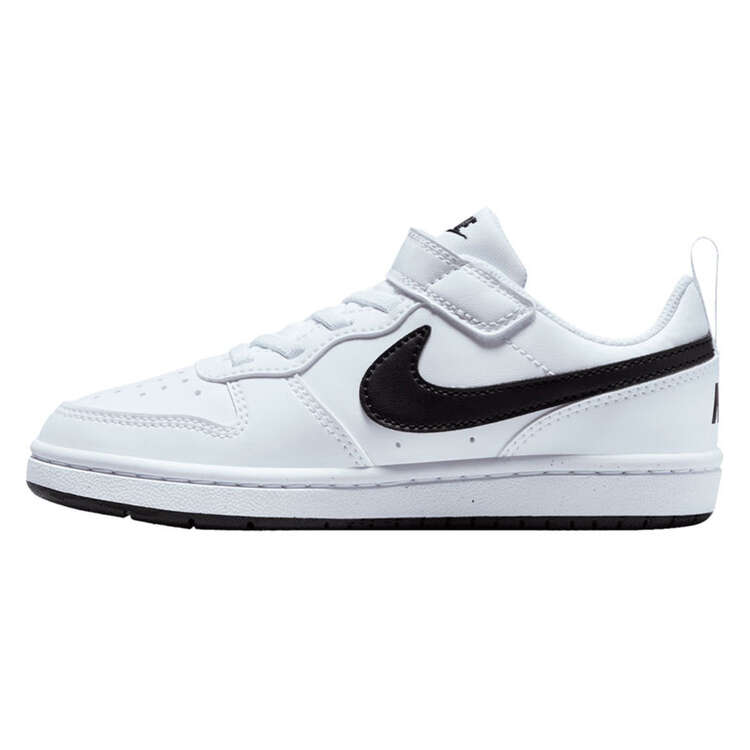 Nike Court Borough Low Recraft PS Kids Casual Shoes White/Black US 11, White/Black, rebel_hi-res