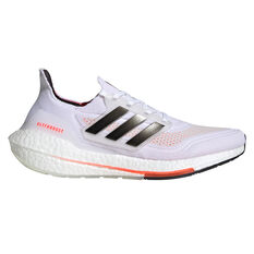 adidas Ultraboost 21 Mens Running Shoes White/Black US 7, White/Black, rebel_hi-res