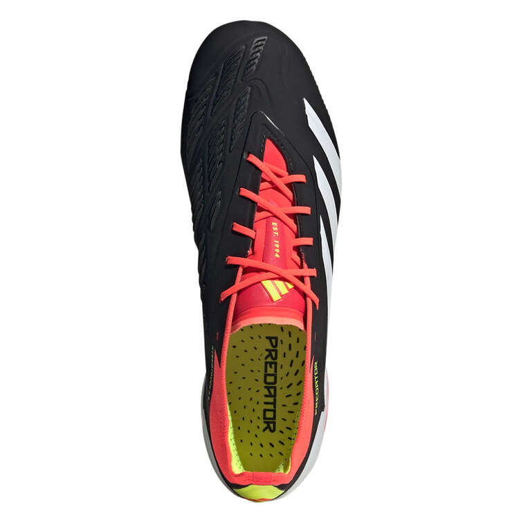 adidas Predator Elite Football Boots, Black/White, rebel_hi-res