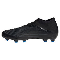 adidas Predator Edge .2 Football Boots Black/White US Mens 7 / Womens 8, Black/White, rebel_hi-res