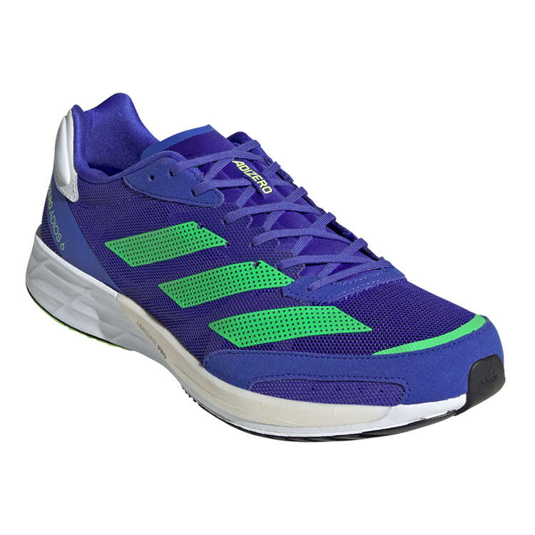 adidas Adizero Adios 6 Mens Running Shoes Blue/White US 7, Blue/White, rebel_hi-res