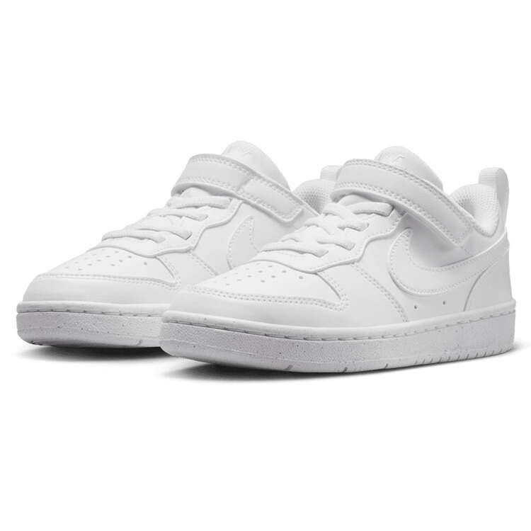 Nike Court Borough Low Recraft PS Kids Casual Shoes, White, rebel_hi-res
