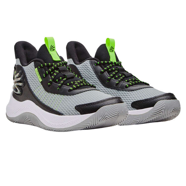 Under Armour Curry 3Z7 Basketball Shoes, Grey/Black, rebel_hi-res