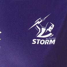 Melbourne Storm 2022 Mens Training Singlet, Purple, rebel_hi-res