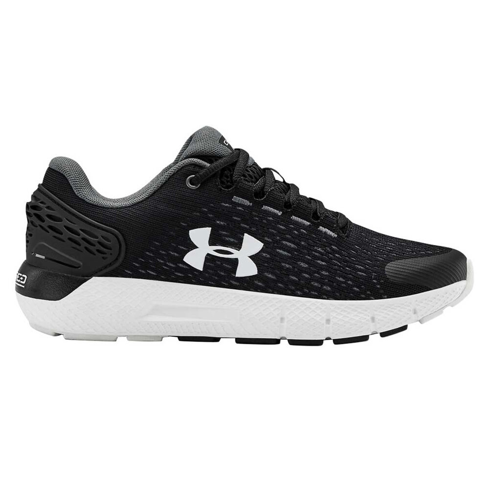 Under Armour Charged Rogue 2 Kids Running Shoes Black/White US 4 ...