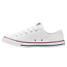 Converse Chuck Taylor Dainty Low Womens Casual Shoes White US 5, White, rebel_hi-res