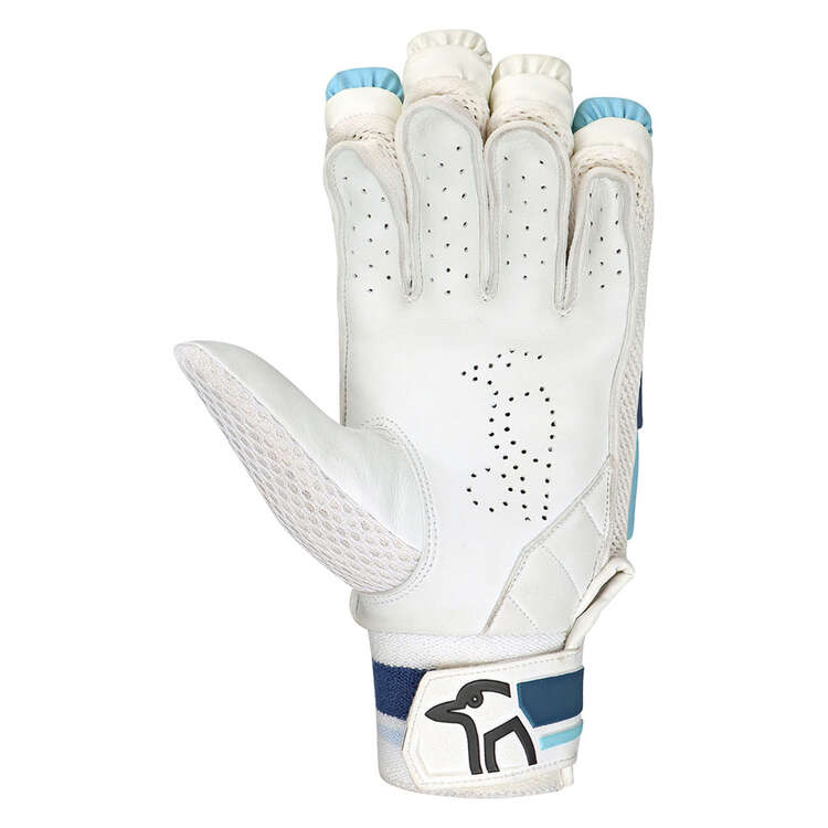 Kookaburra Empower Pro 3.0 Cricket Batting Gloves, White/Blue, rebel_hi-res