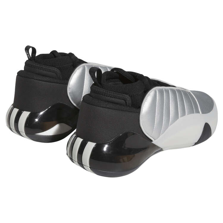 adidas Harden Volume 7 Basketball Shoes Silver/Black US Mens 7 / Womens 8, Silver/Black, rebel_hi-res