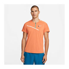 NikeCourt Mens Dri-FIT Slam Ultimate Tennis Polo Orange XS, Orange, rebel_hi-res