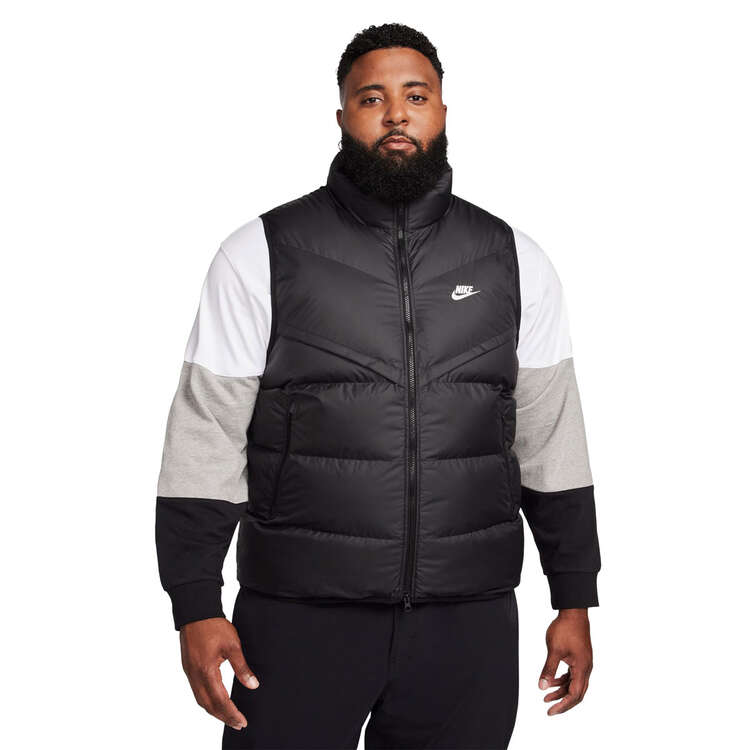 Nike Mens Storm-FIT Windrunner Insulated Vest Black XS, Black, rebel_hi-res