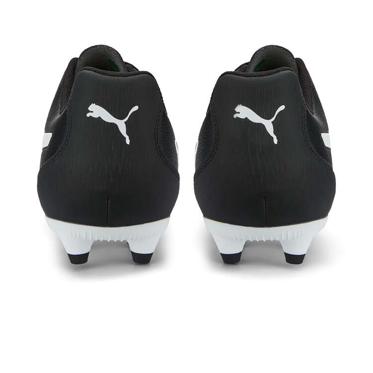 Puma Monarch 2 Football Boots Black/White US Mens 7 / Womens 8.5, Black/White, rebel_hi-res