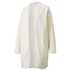 Puma Womens Exhale Relaxed Jacket, White, rebel_hi-res