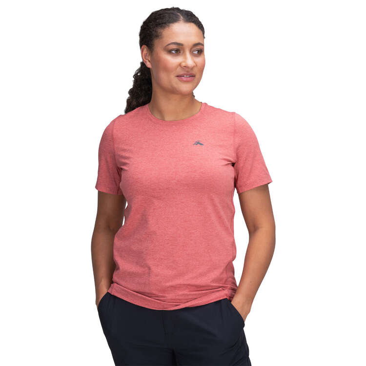 Macpac Women's brrr° Short Sleeve Shirt Pink 8, Pink, rebel_hi-res