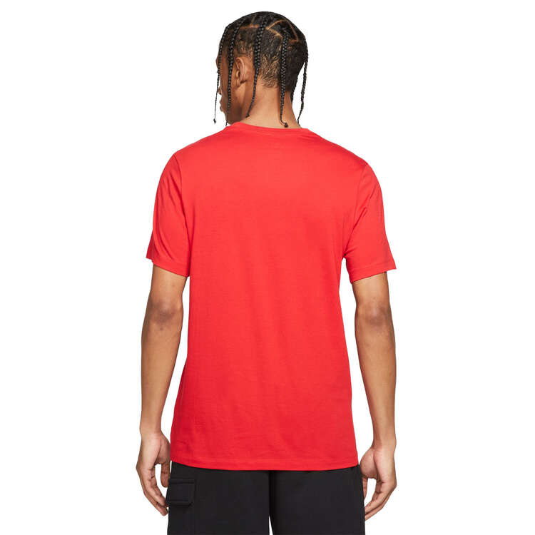 Nike Mens Sportswear Icon Futura Tee, Red, rebel_hi-res
