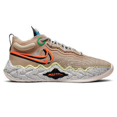 Nike Air Zoom G.T. Run Basketball Shoes Tan US 7, Tan, rebel_hi-res