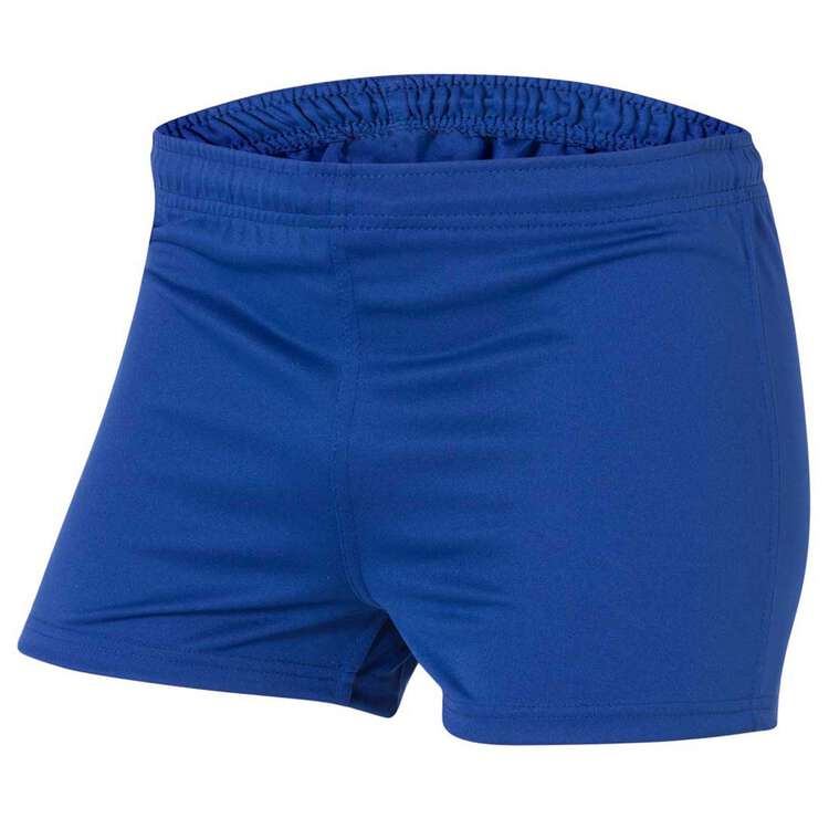 Burley Mens Pull On Baggy AFL Shorts, Royal Blue, rebel_hi-res